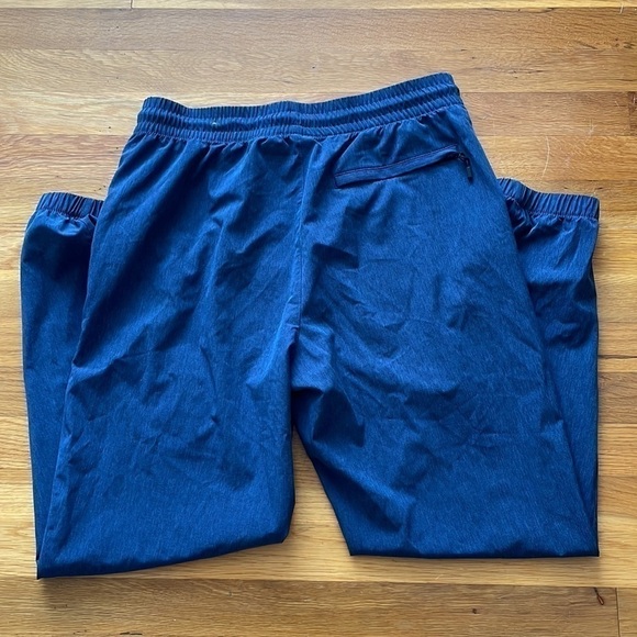 Old Navy StretchTech Joggers elastic drawstring navy blue medium EuC - Picture 4 of 4